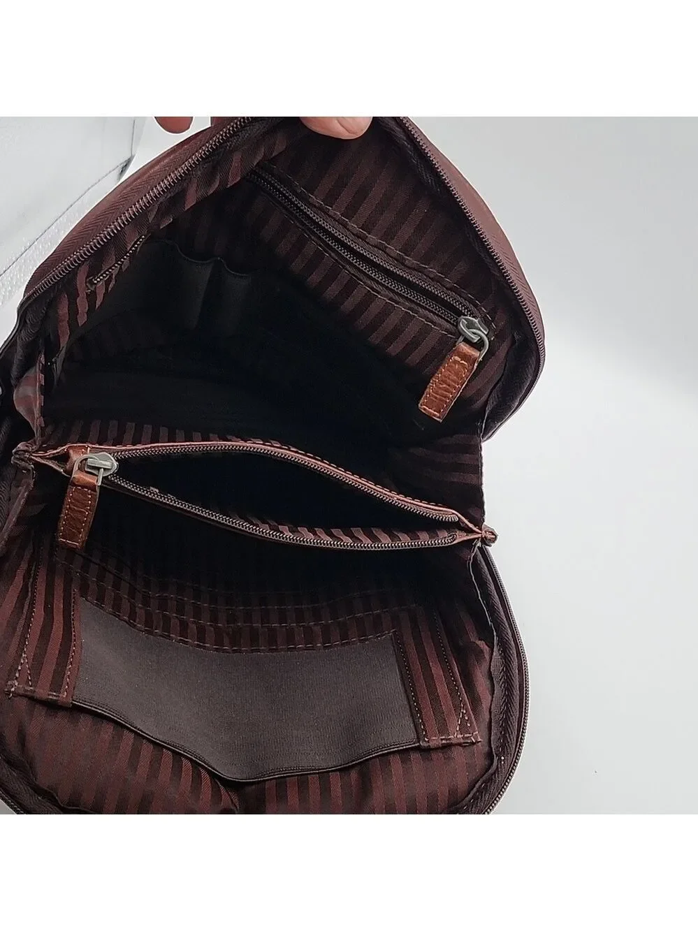 Jack Georges VOYAGER FLORAL BACKPACK/Crossbody GENUINE LEATHER HANDCRAFTED